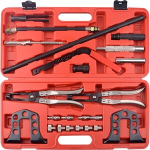 KIT COMPRESSÃO DE VÁLVULAS COM ALICATES DE MOLA | TECH