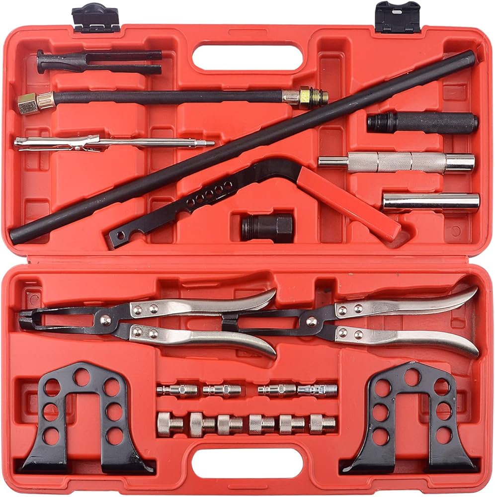 KIT COMPRESSÃO DE VÁLVULAS COM ALICATES DE MOLA | TECH - Image 1