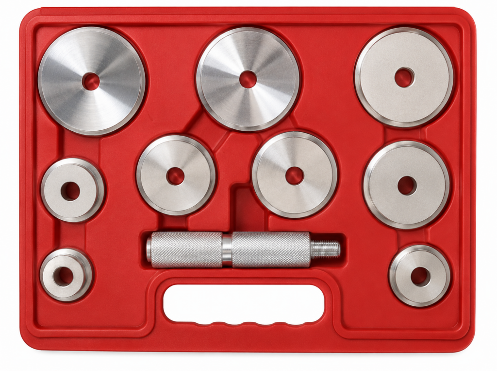 EXTRACTOR DE ROLAMENTOS INTERIORES 10 PEÇAS 39.5-82MM | TECH