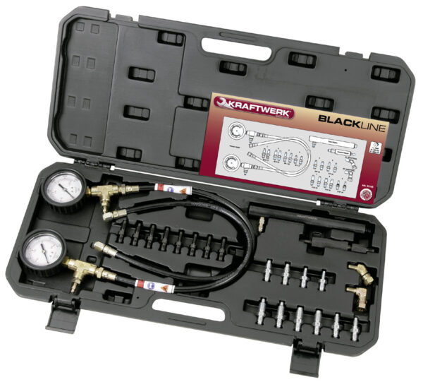 KIT TESTA PRESSÃO DE TRAVÕES 0-3000 PSI | KRAFTWERK