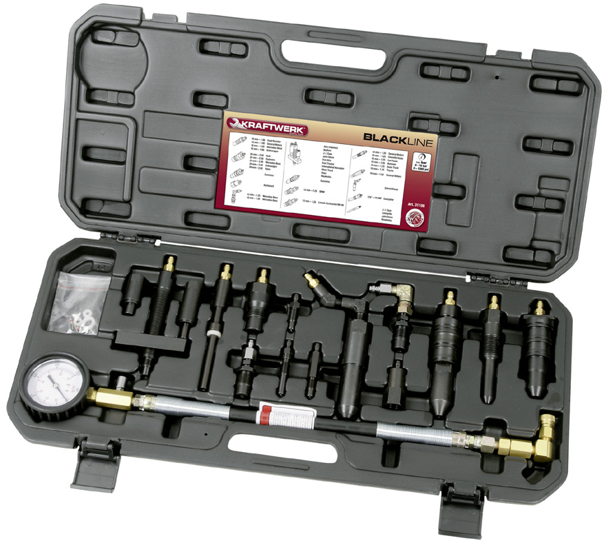 TESTE DE COMPRESSÃO DIESEL 0-3000 PSI | KRAFTWERK - Image 1