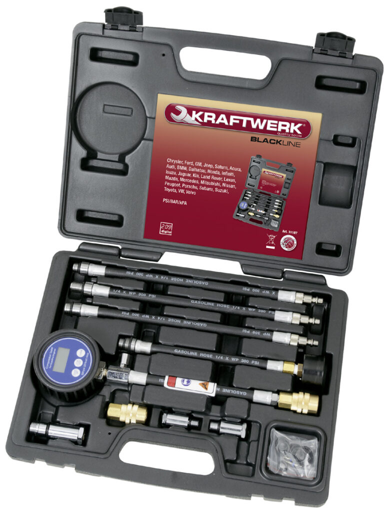 KIT TESTA COMPRESSÃO DIGITAL GASOLINA | KRAFTWERK