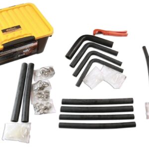 KIT REPARAÇÃO DE MANGUEIRAS DE RADIADOR 61 PEÇAS | TECH