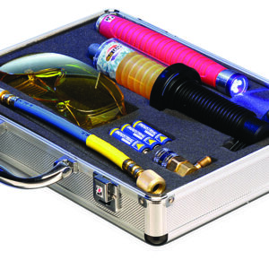 KIT DETECTOR DE FUGAS A/C UV COM MALA DE ALUMÍNIO | TECH