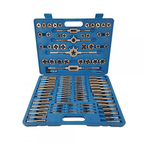 KIT DE MACHOS E CAÇONETES MÉTRICO E SAE 110 PEÇAS | TECH