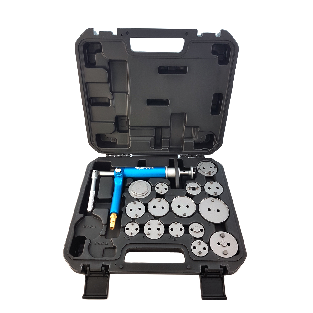 KIT RETRATOR DE PISTÕES DE TRAVÃO PNEUMÁTICO 15 ADAPTADORES | TECH - Image 1