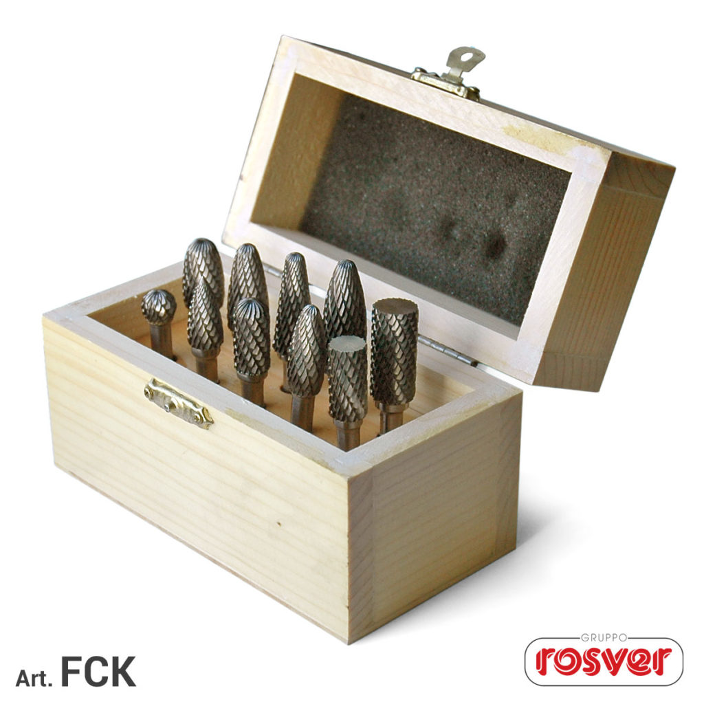 KIT DE FRESAS DE CARBONETO DE TUNGSTÉNIO DC | ROSVER - Image 1