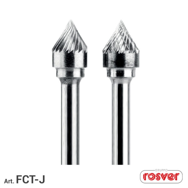 FRESA DE CARBONETO DE TUNGSTÉNIO FORMA J 16 x 13 x 6 mm | ROSVER