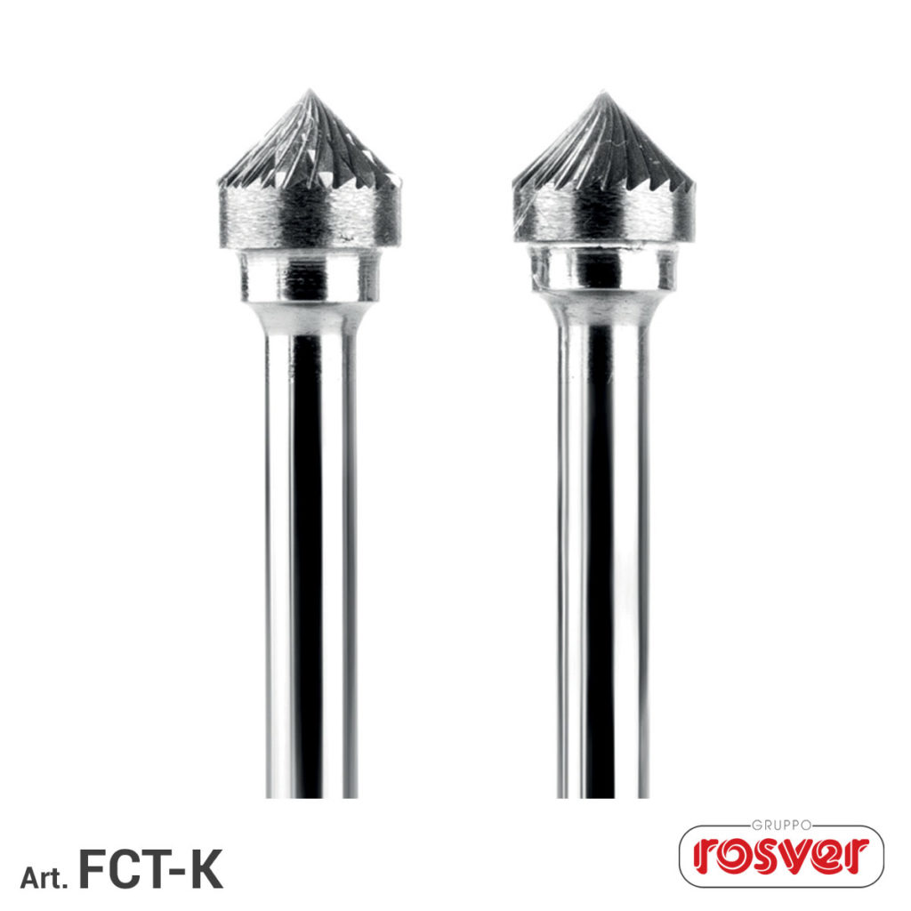 FRESA DE CARBONETO DE TUNGSTÉNIO FORMA K 16 x 8 x 6 mm | ROSVER - Image 1