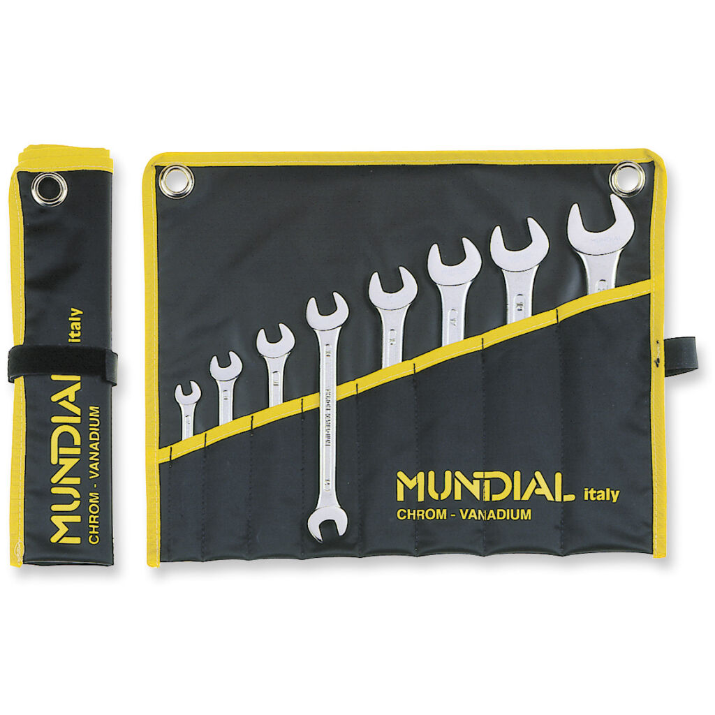 CONJUNTO 8 CHAVES DE BOCA DUPLAS EM BOLSA | MUNDIAL - Image 1