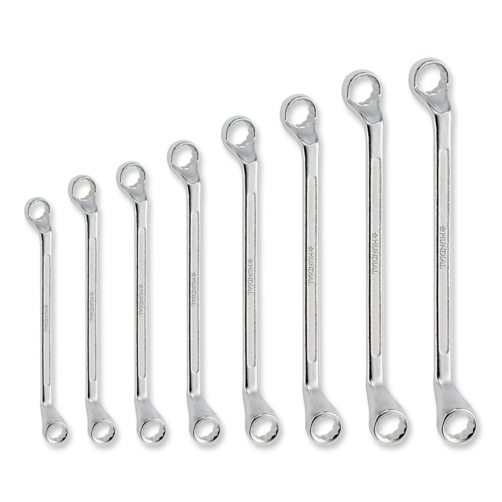 CONJUNTO 8 CHAVES DE ANEL DUPLAS OFFSET 6 A 22 MM | MUNDIAL