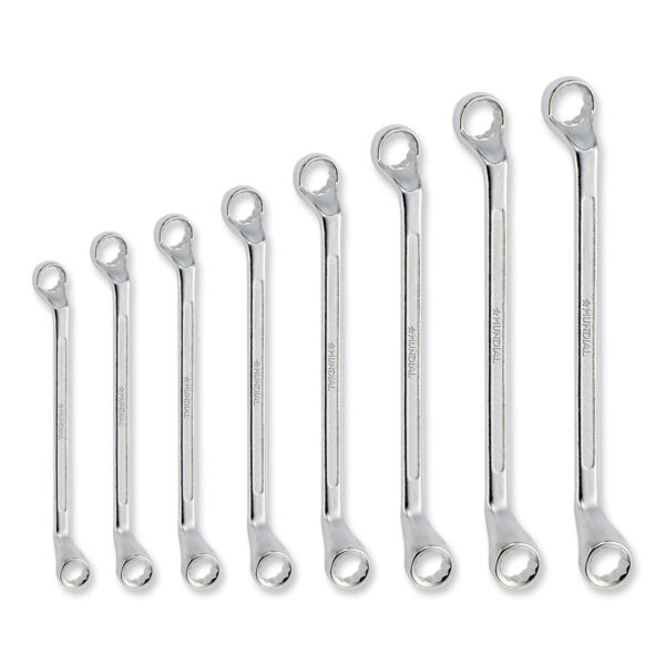 CONJUNTO 8 CHAVES DE ANEL DUPLAS OFFSET 6 A 22 MM | MUNDIAL