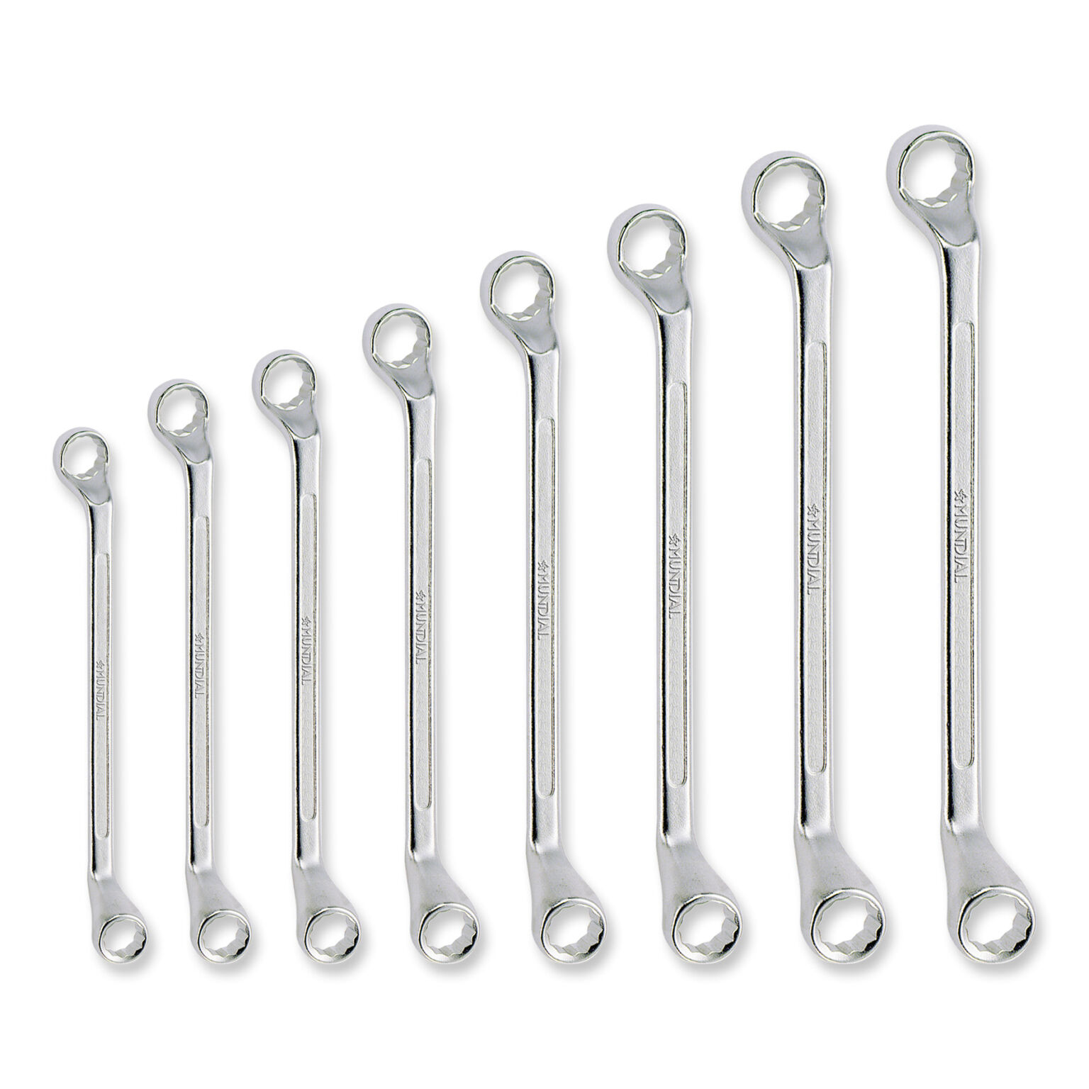 CONJUNTO 8 CHAVES DE ANEL DUPLAS OFFSET 6 A 22 MM | MUNDIAL - Image 1