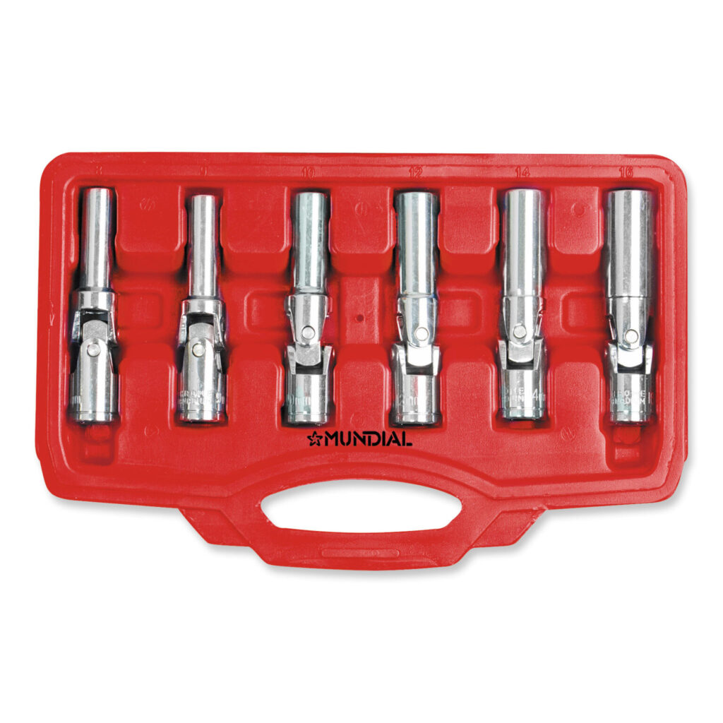 MALA 6 CHAVES DE CAIXA 3/E"GLOW PLUG 800 | MUNDIAL