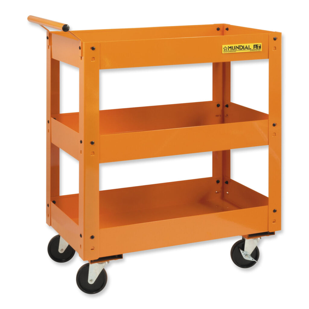 CARRO DE OFICINA 3 PRATELEIRAS 710X410X910 MM VAZIO | MUNDIAL