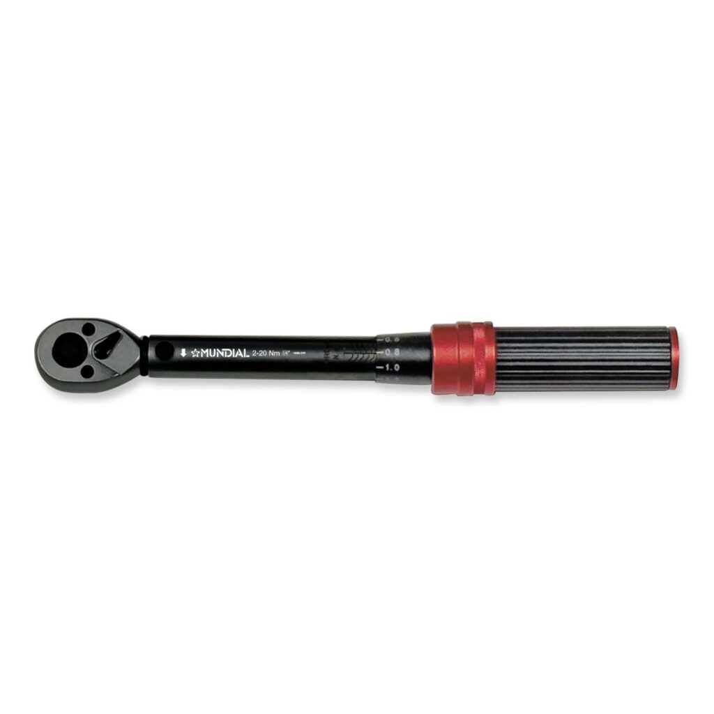 CHAVE DINAMOMÉTRICA PARA BICICLETAS COM 27 BUSCAS 2-20 NM | MUNDIAL