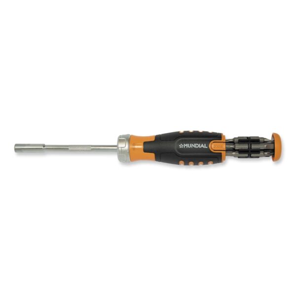 CHAVE PORTA-BITS COM ROQUETE E 12 BITS | MUNDIAL