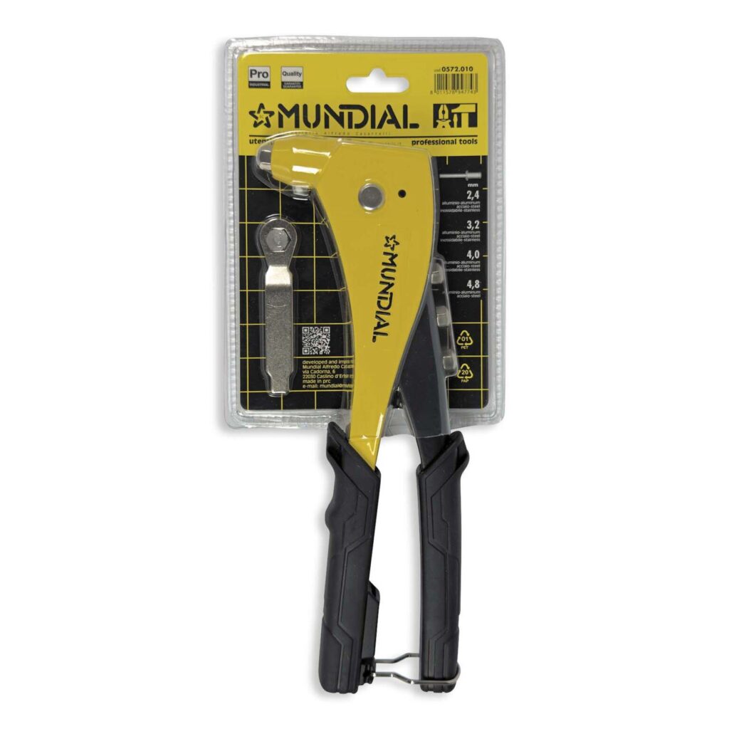 REBITADORA PROFISSIONAL PARA REBITES 2.4 A 4.8 MM | MUNDIAL
