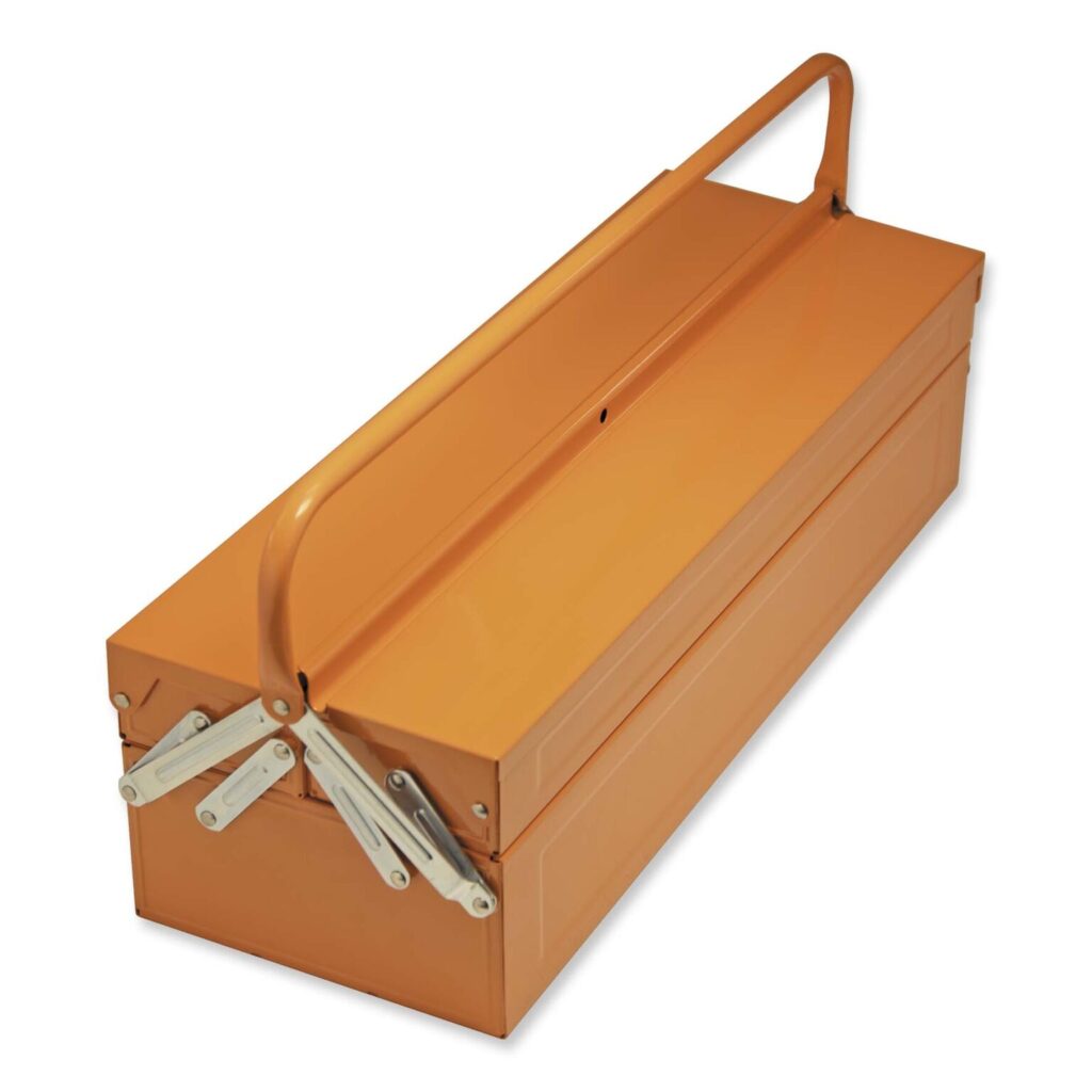 CAIXA METÁLICA LONGA 3 COMPARTIMENTOS 550X200X160 MM | MUNDIAL