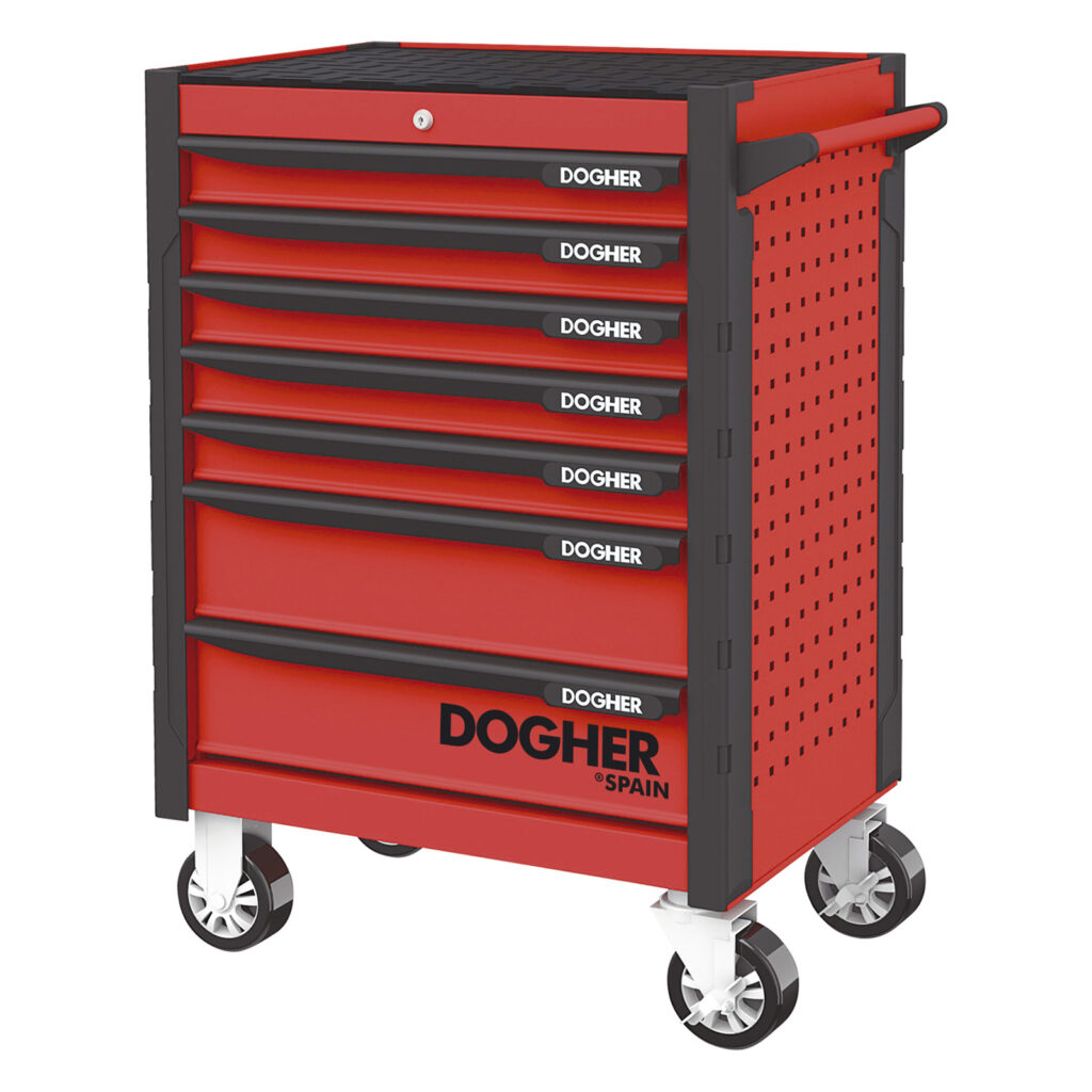 CARRO DE FERRAMENTAS METÁLICO MONZA 7 GAVETAS 678X459X859 | DOGHER