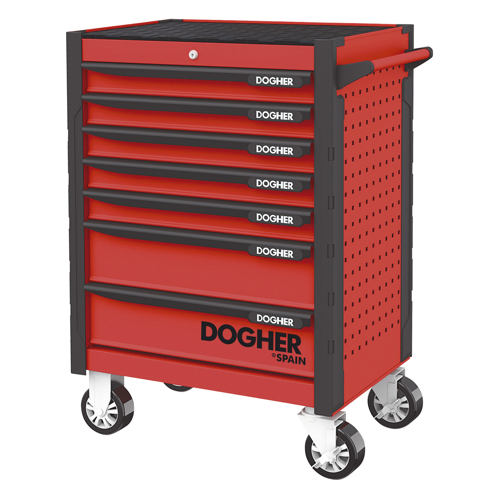 CARRO DE FERRAMENTAS METÁLICO MONZA 7 GAVETAS 678X459X859 | DOGHER - Image 1