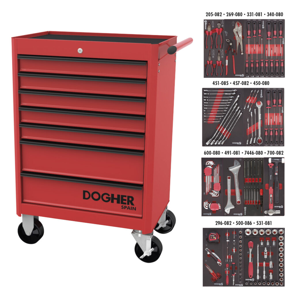 CARRO MECANICO INDUSTRIAL STD 7 GAVETAS 131 FTA | DOGHER