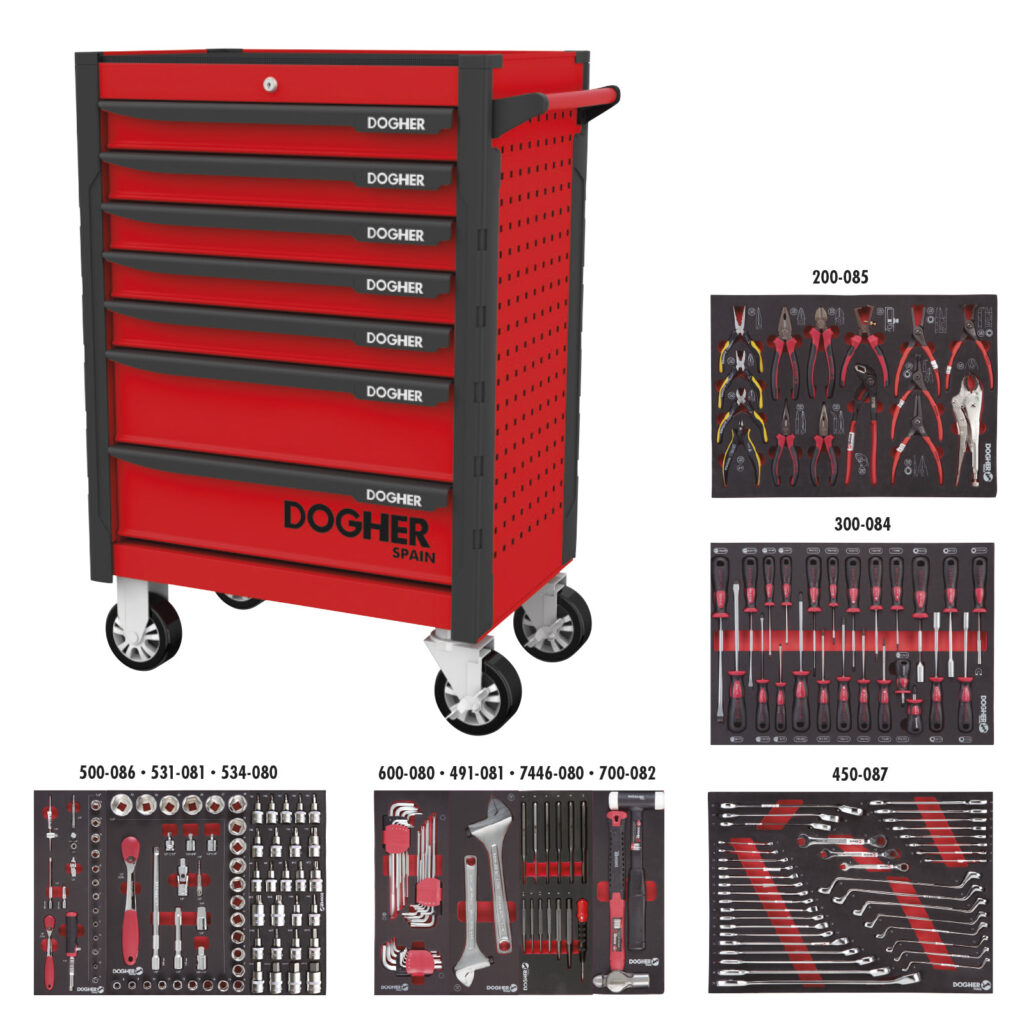C.MECANICO INDUSTRIAL SILVER F 1-7 GAVETAS 183 | DOGHER