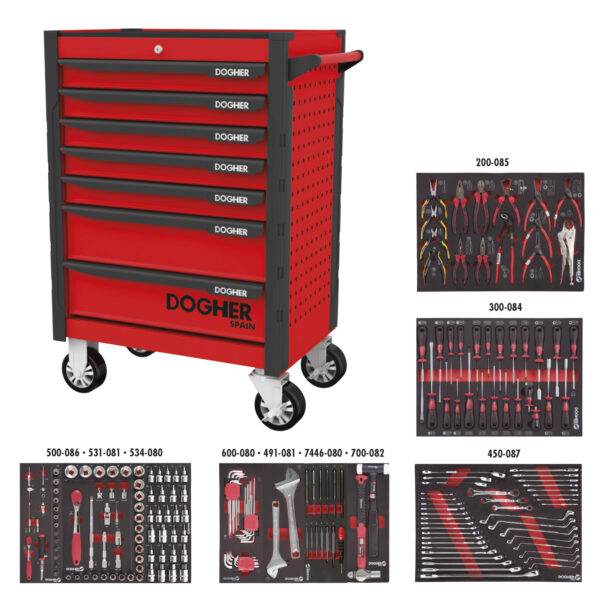 C.MECANICO INDUSTRIAL SILVER F 1-7 GAVETAS 183 | DOGHER