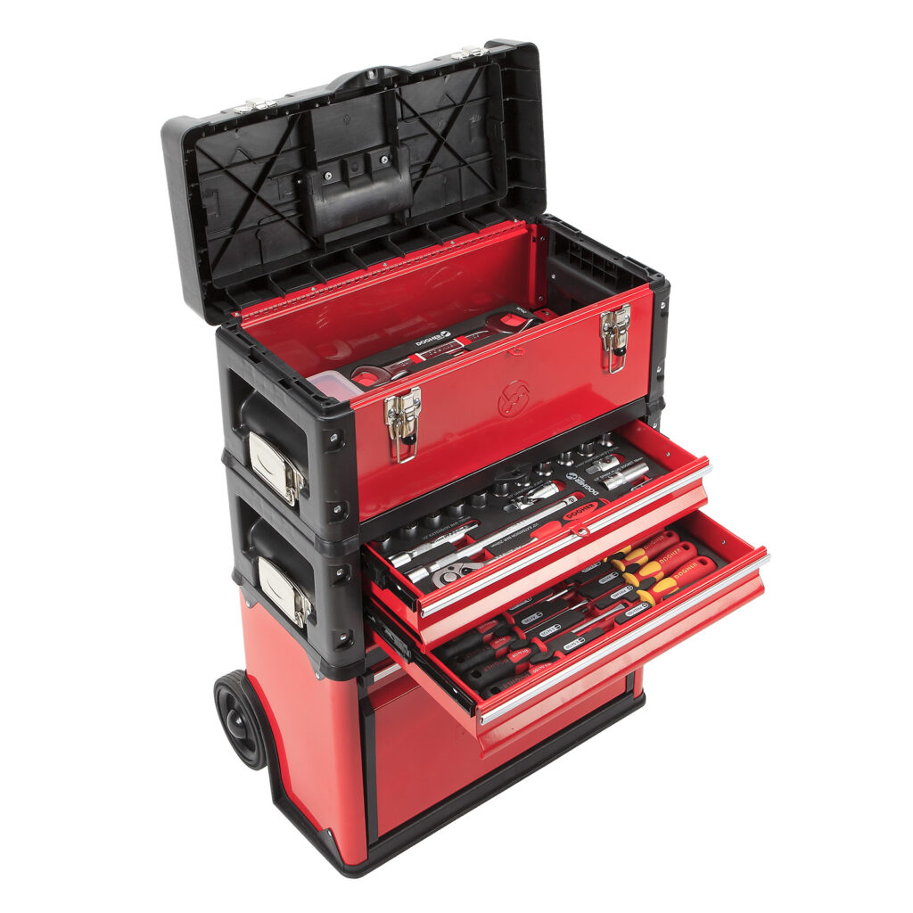 TROLLEY 3 MODULOS + 47 FERRAMENTAS | DOGHER