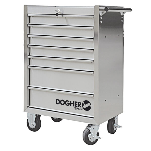 CARRO DE FERRAMENTAS EM INOX 7 GAVETAS 760X500X1000 | DOGHER