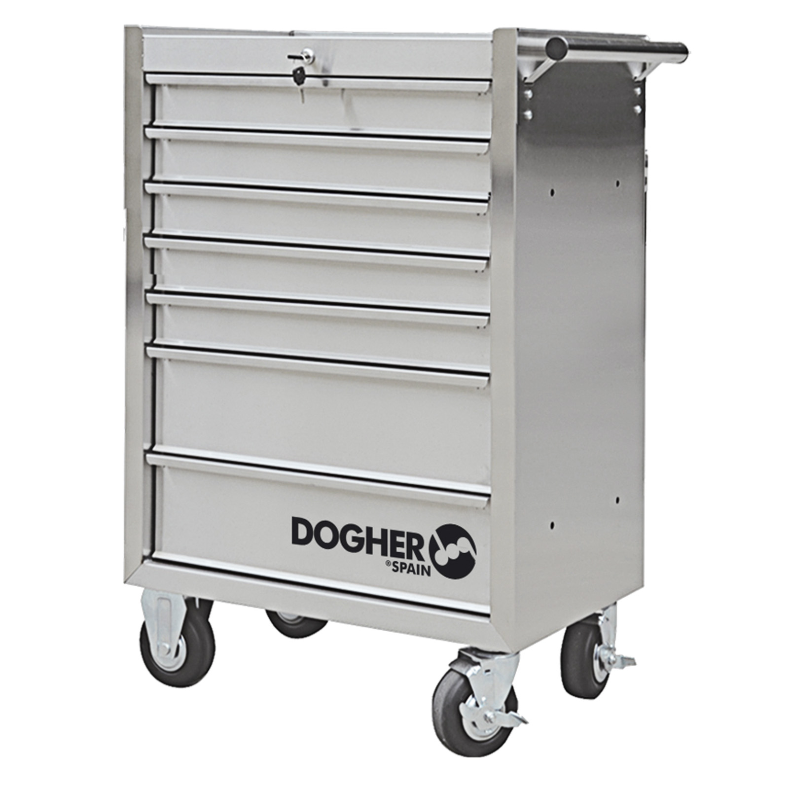CARRO DE FERRAMENTAS EM INOX 7 GAVETAS 760X500X1000 | DOGHER - Image 1