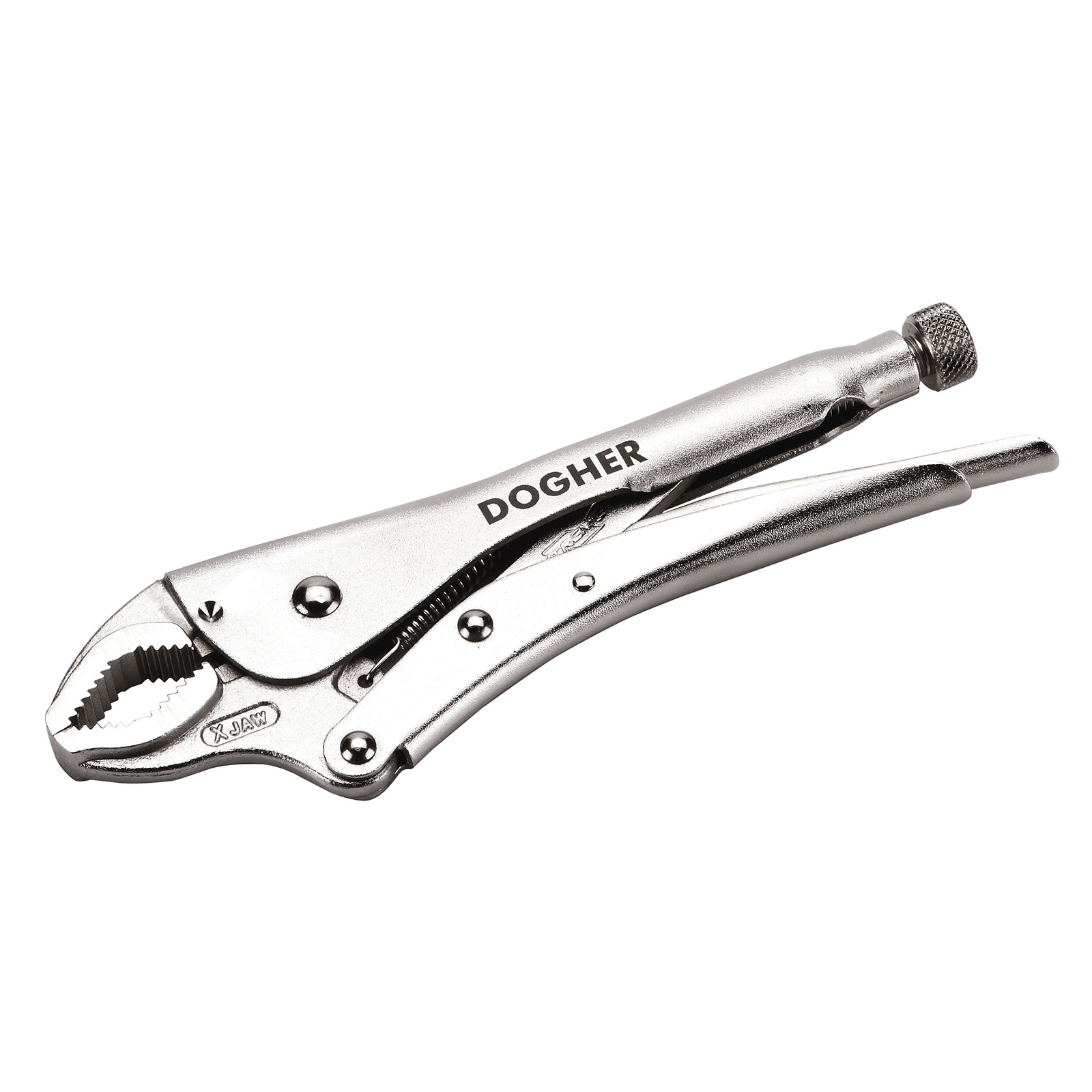 ALICATE PRESSÃO BOCA CURVA 225 MM INOX | DOGHER - Image 1