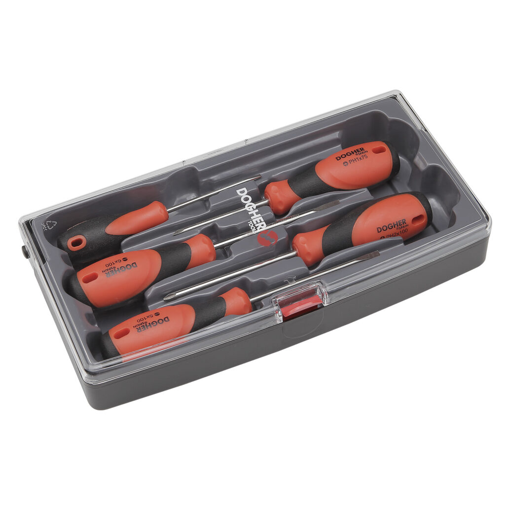 JOGO CHAVEPARAFUSOS CAIXA 5 PEÇAS INOX. PL-PH | DOGHER