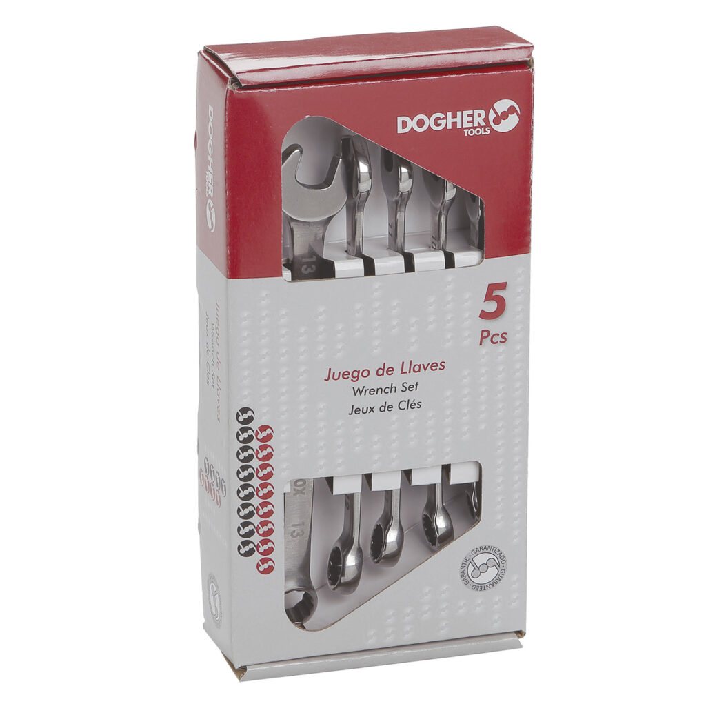 CAIXA 5 CHAVES BOCA/LUNETA INOX | DOGHER