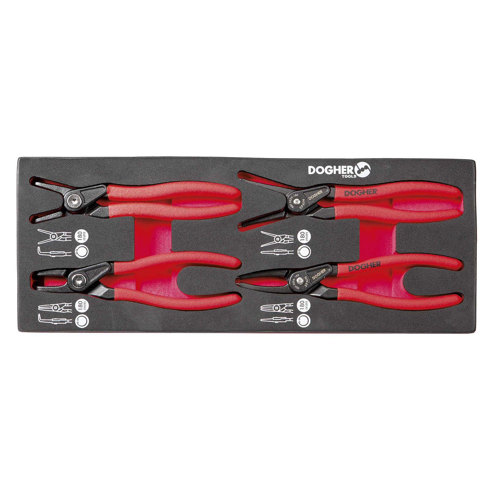 B.COMB.1/4 4 ALICATES FREIOS CIRCLIP® | DOGHER - Image 1