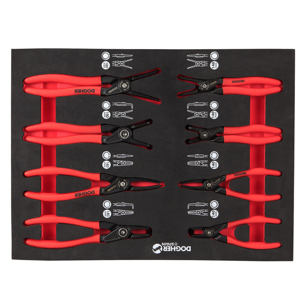 BAN. ESPUMA CIRCLIP PRO 8 PCS 1/2 | DOGHER