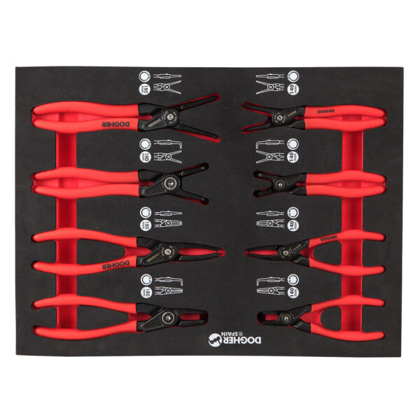 BAN. ESPUMA CIRCLIP PRO 8 PCS 1/2 | DOGHER