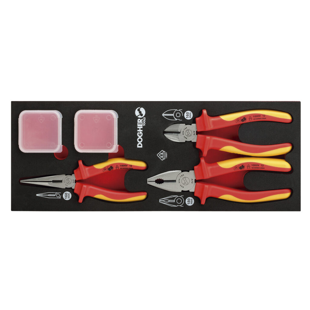 B.COMB.1/4 3 ALICATES ISOLADOS 1000V | DOGHER