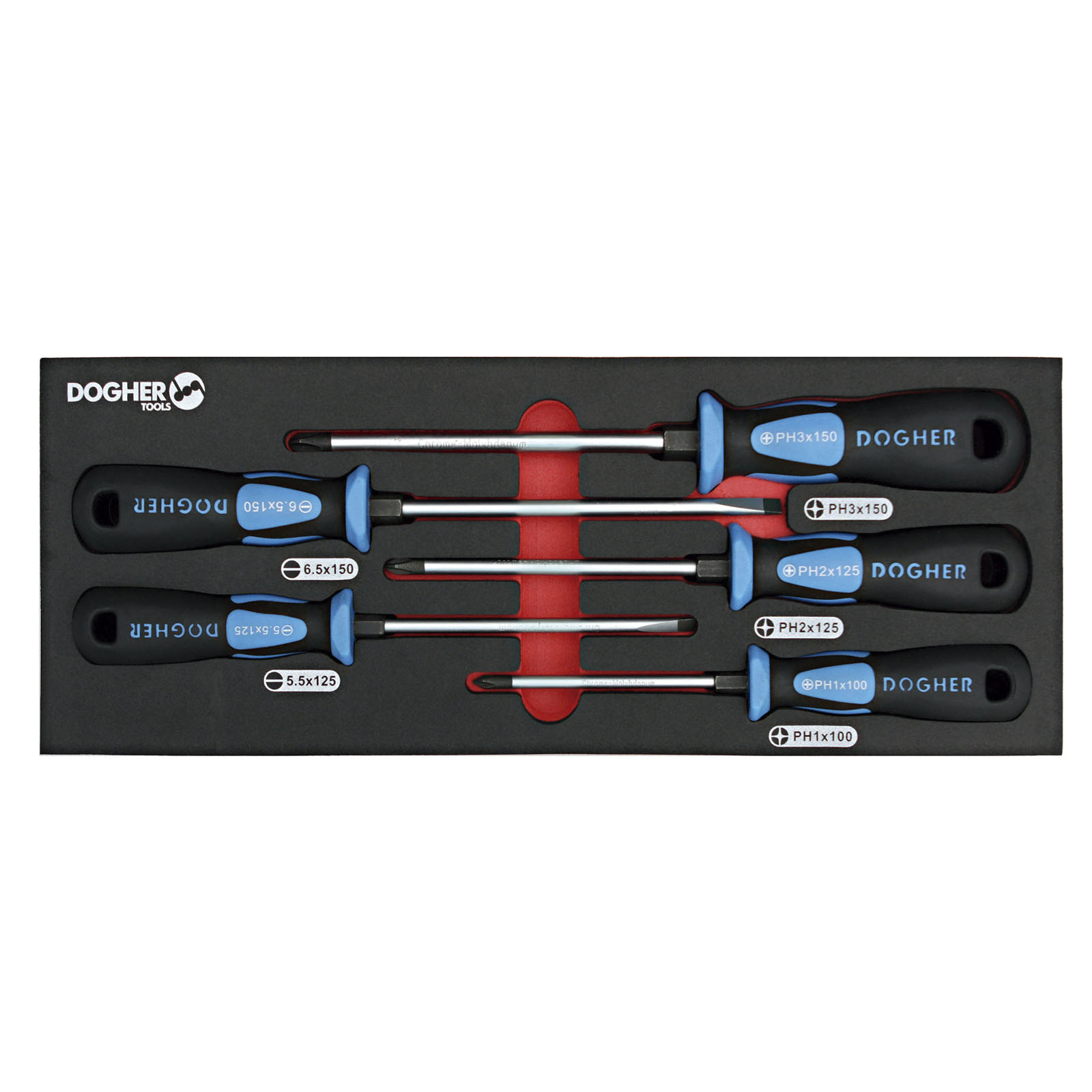 B.COMB.1/4 5 CHAVEPAR. FENDA RETA&PZ IND | DOGHER - Image 1