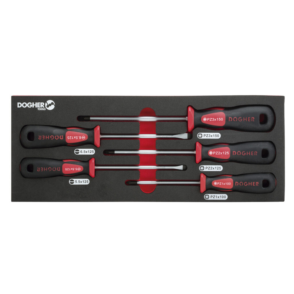 B.COMB.1/4 5 CHAVEPAR. FENDA RETA&PZ PROFISSIONAL | DOGHER
