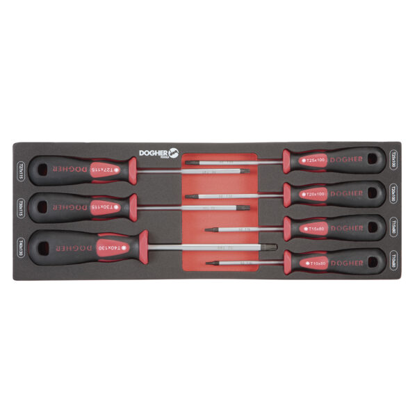 B.COMB.1/4 7 CHAVE PARAFUSO TORXSEG PROFISSIONAL | DOGHER