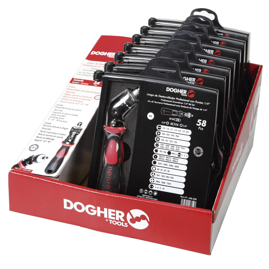 EXP.MOSTR.7 ESTOJ. BITS CHAVEFLEX 58 PC | DOGHER