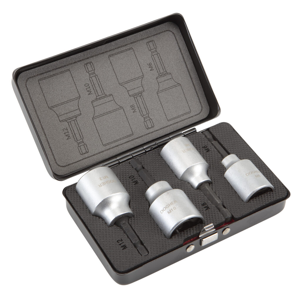JOGO 4 CHAVE CAIX. 1/4" VARILLA M 12-10-8-6 | DOGHER