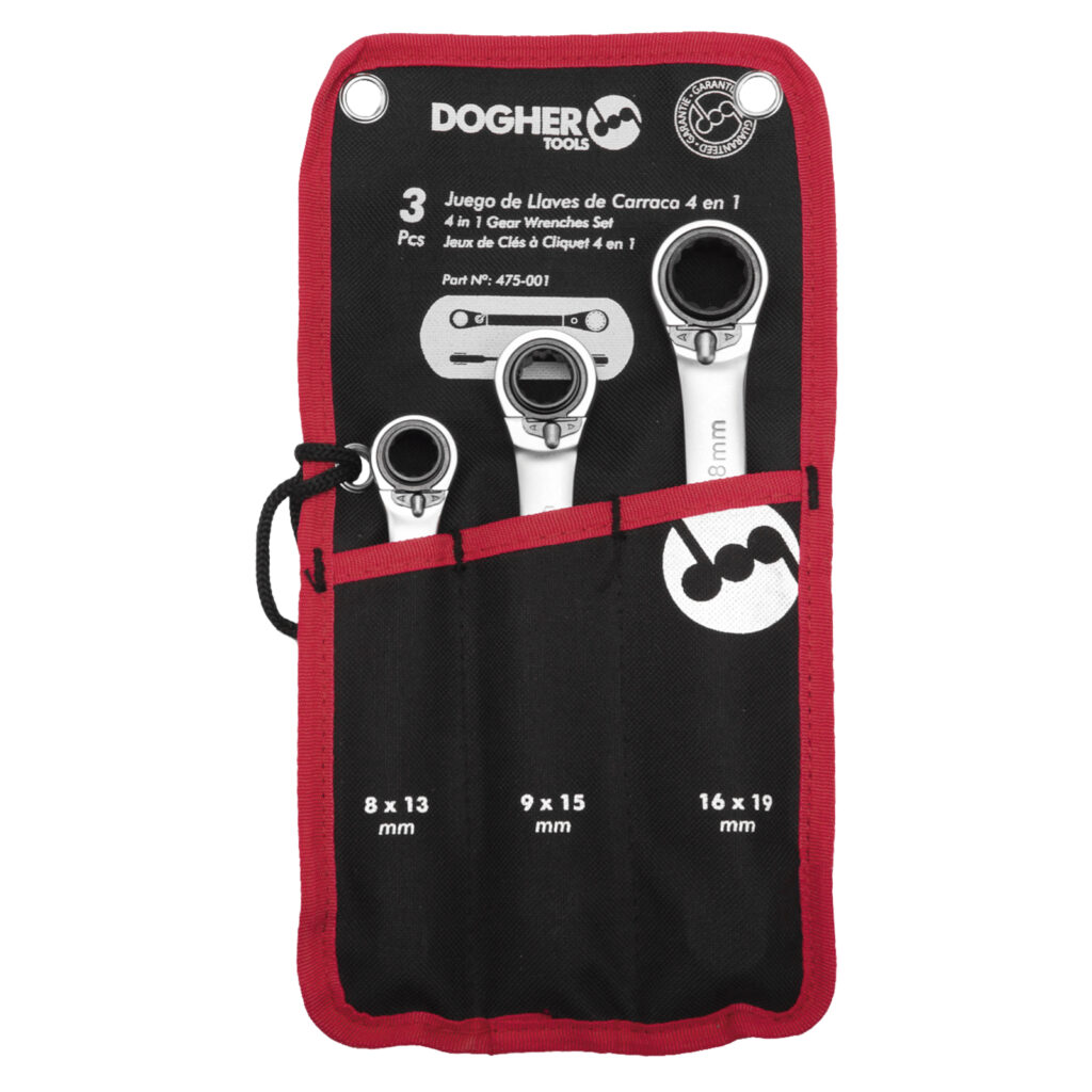SACO NYLON 3 CHAVES DE ROQUETES 4 EN 1 | DOGHER