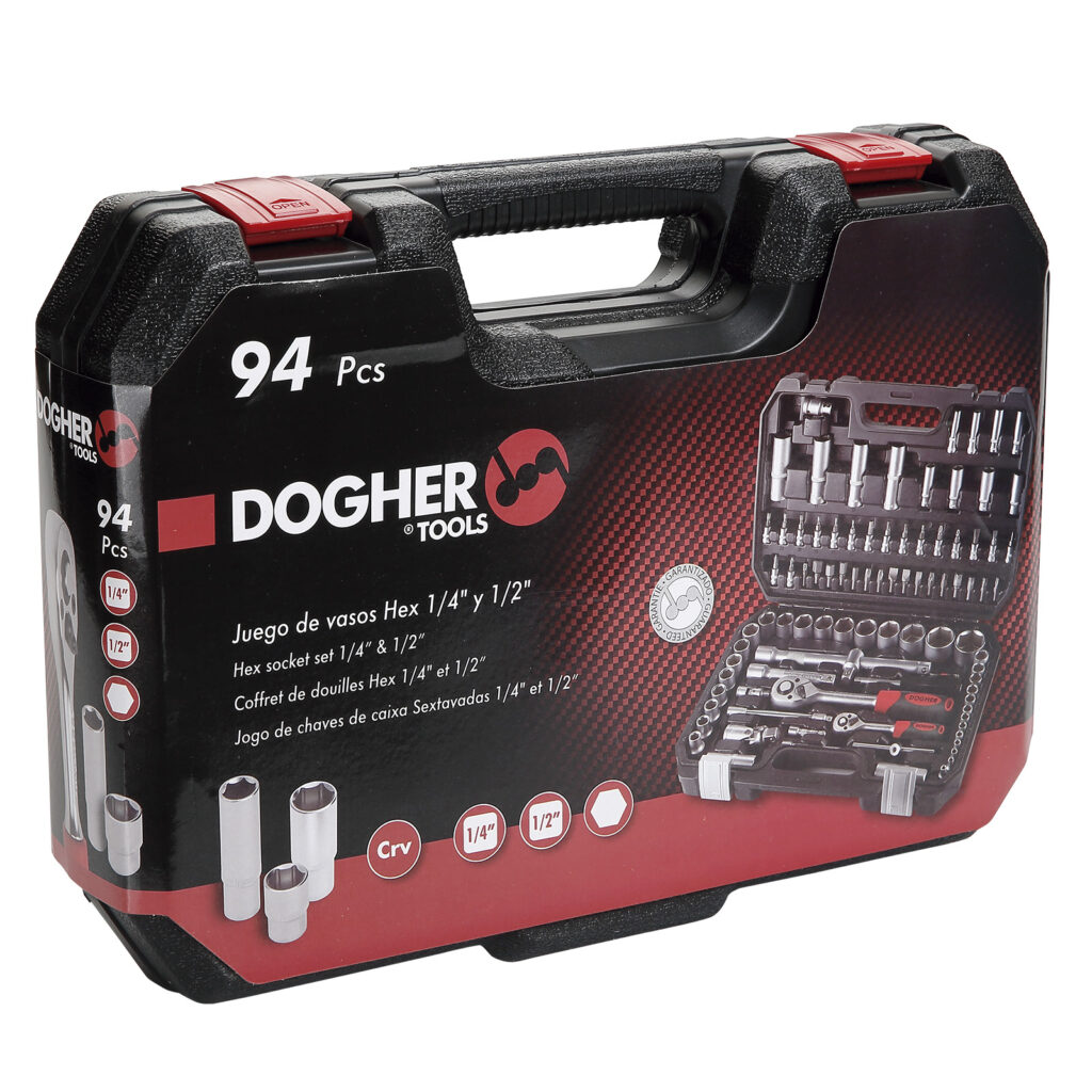 JOGO CHAVE CAIXA 94 UDS 1/4 & 1/2 | DOGHER