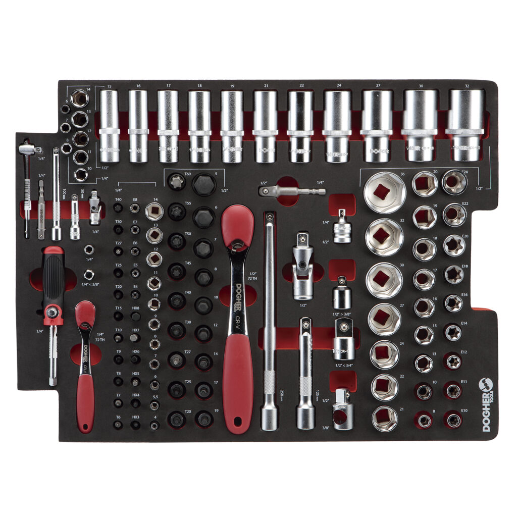 B.COMB.GOBOX 113 PCS CHAVES CAIXA 1/4Y 1/2 | DOGHER