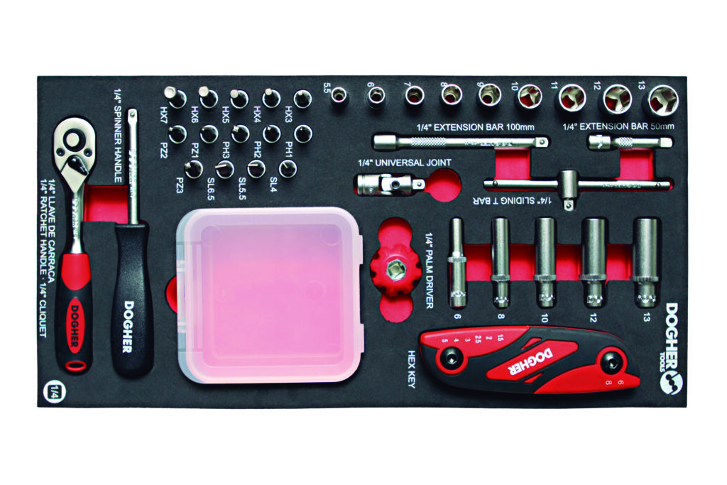 B.COMB.1/3 36 CHAVE CAIXA SEXTAVADAS 1/4 | DOGHER