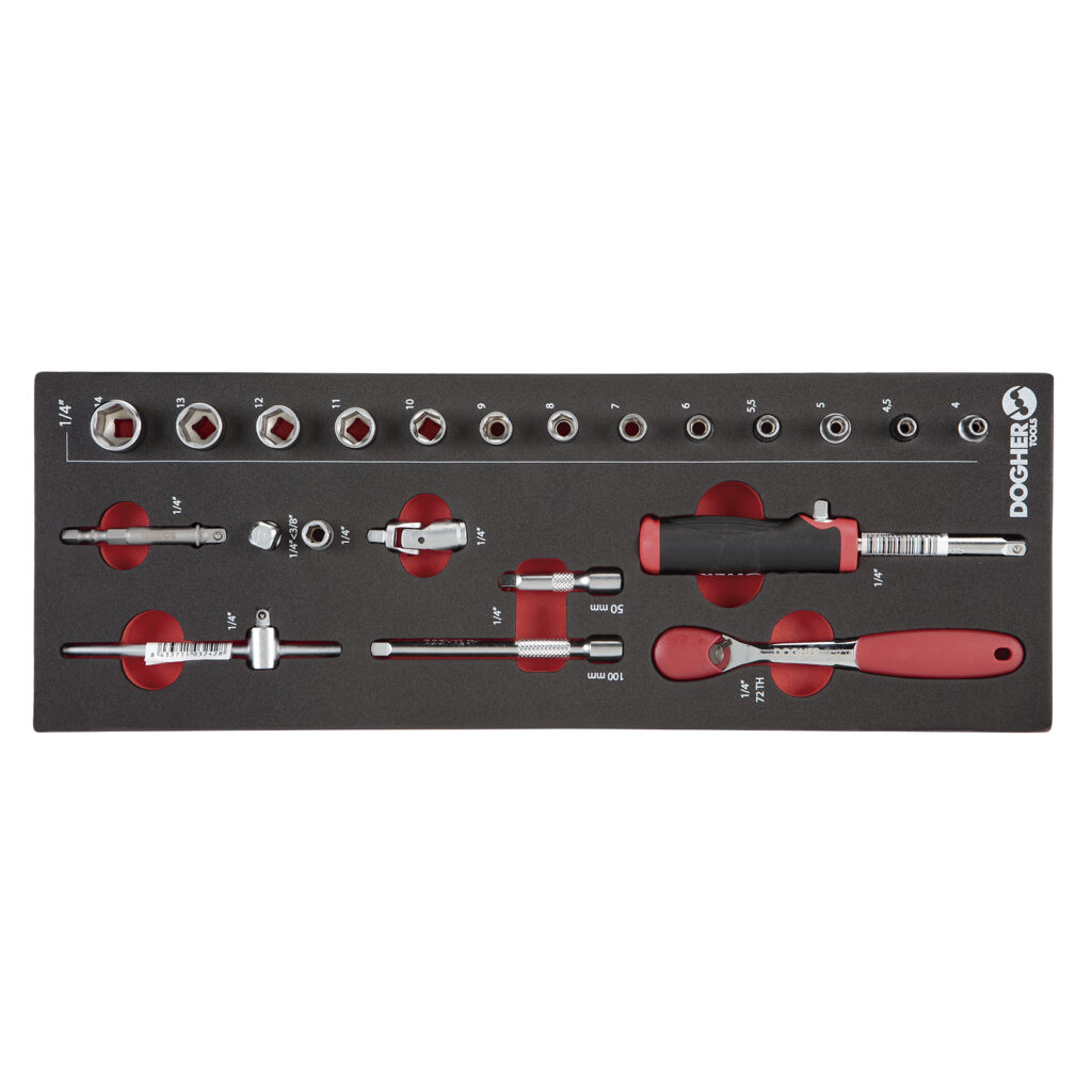 B.COMB 1/4 22 PCS CHAVE C 12 FACES E ACCES 1/4 | DOGHER