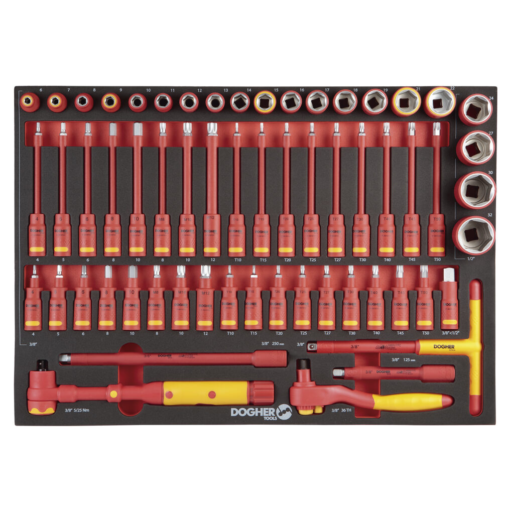 B. 60 PCS VDE SEXTAVADA E ACCES.3/8-1/2 ENTERA | DOGHER