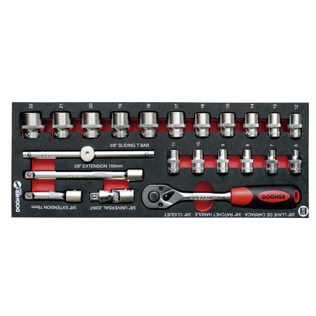 B.COMB.1/4 22 CHAVECAIXA SEXTAVADAS 3/8 | DOGHER